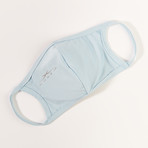 Contoured Performance Face Mask // 3-Pack // Soft Blue