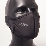 Contoured Performance Face Mask // 3-Pack // Jet Black