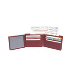 Deriza // Monte Carlo Wallet // Claret Red