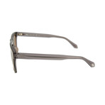 Men's Square Sunglasses // Gray + Brown