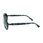 Men's Aviator Sunglasses V1 // Havana + Green