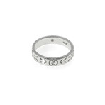 Gucci 18k White Gold Icon Ring // Ring Size: 6 // Store Display