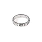 Gucci 18k White Gold Icon Ring // Ring Size: 6.5 // Store Display