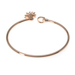 Gucci 18k Rose Gold Diamond Flora Bracelet II // Store Display