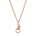 Gucci 18k Rose Gold Horsebit Necklace // Store Display