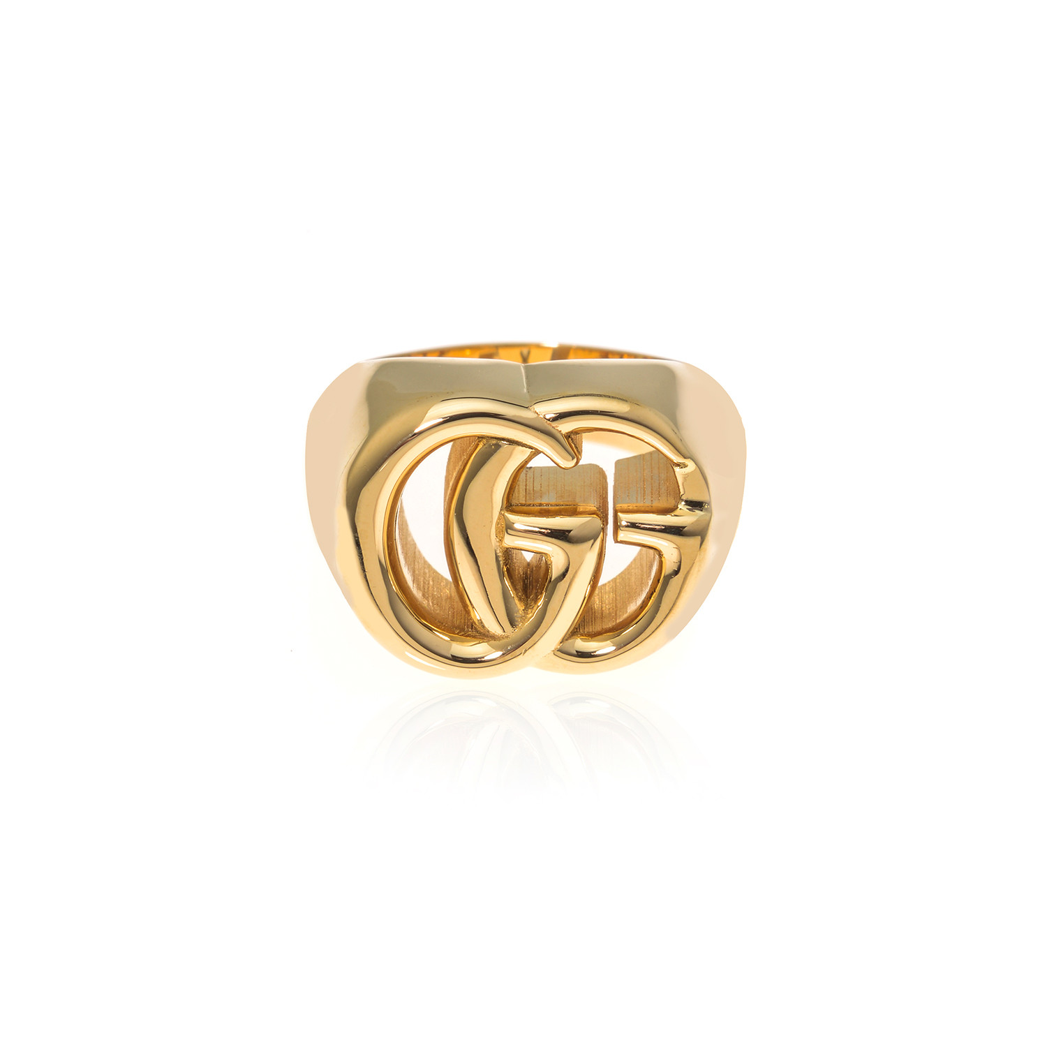 Gucci Running G 18k Yellow Gold Style Ring // Ring Size 6