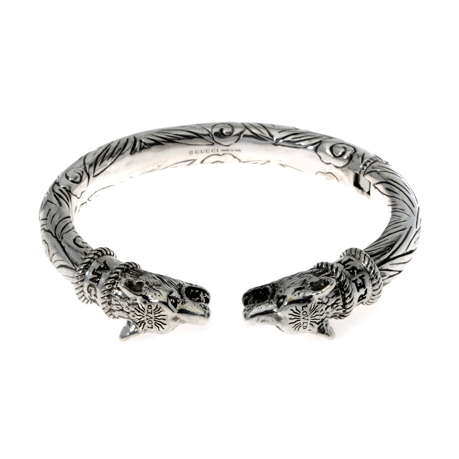 Gucci Anger Forest Sterling Silver Wolf 