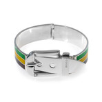 Gucci Sterling Silver Stripe Bracelet II // Store Display