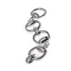 Gucci Sterling Silver Horsebit Bracelet I // Store Display