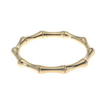 Gucci 18k Yellow Gold Bamboo Bracelet I // Store Display