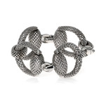 Gucci Sterling Silver Horsebit Bracelet // Store Display