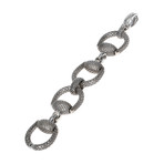 Gucci Sterling Silver Horsebit Bracelet // Store Display