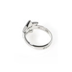 Blind for Love Sterling Silver Star Band Ring // Ring Size: 6 // Store Display