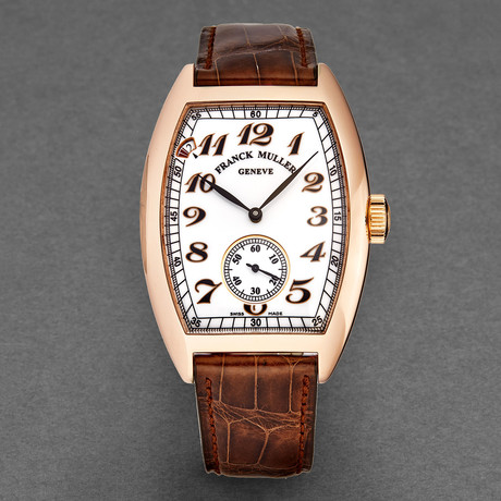 Franck Muller Casablanca Manual Wind // 7885 B S6 PR VIN 5N-WHT BLK ENAMEL