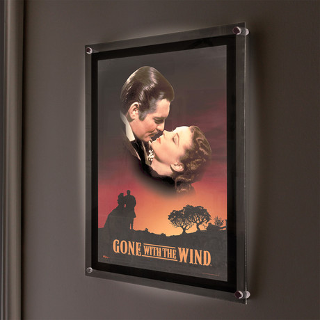 Gone with the Wind // Romantic Sunset // MightyPrint™ LED Wall Art