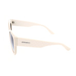 Women's Roxie Sunglasses // Ivory + Blue Gradient