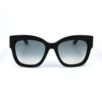 Women's Roxie Sunglasses // Black + Blue Gradient