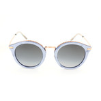 Women's Bobby Sunglasses // Aqua Pearl + Gold