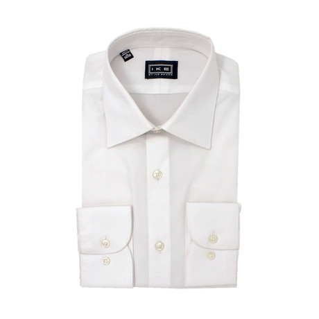 Tonal Dot Dress Shirt // White (15 32/33)