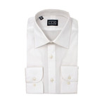 Tonal Dot Dress Shirt // White (15 32/33)