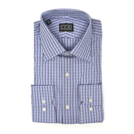 Dobbie Dot Multi-Stripe Dress Shirt // Lavender + White (17.5 34/35)