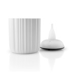 Porcelain Tea Light Holder + Warm Glow LED (Small)