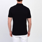 Kevin Short Sleeve Polo // Black (XL)