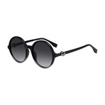 Women's FF-0319-G-S-0807-9O Sunglasses // Black + Dark Gray Gradient