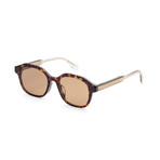 Men's Fashion Sunglasses // 54mm // Dark Havana + Brown