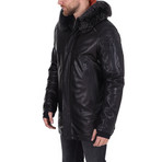 Aber Leather Jacket // Black (XL)