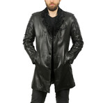 Braxton Leather Jacket // Black (L)