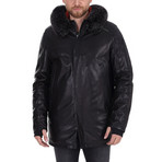 Aber Leather Jacket // Black (XS)