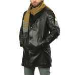 Braxton Leather Jacket // Black (XL)