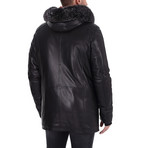 Aber Leather Jacket // Black (XS)