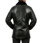 Sagis Leather Jacket // Black (2XL)