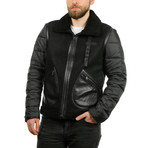 Askel Leather Jacket // Black (L)