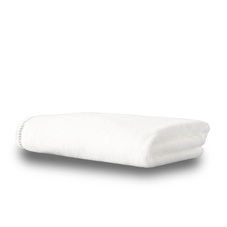 Blossom Stitch Towel // White // Set of 2