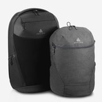 ARO + Arcido Oxna 28L Minimalist Backpack Bundle // Black + Gray