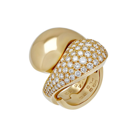 Cartier 18k Yellow Gold Diamond Ring // Ring Size: 6 // Pre-Owned