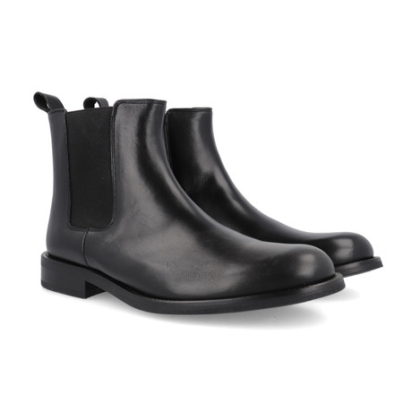 Crachel Leather Chelsea Boot // Black (Euro: 39)