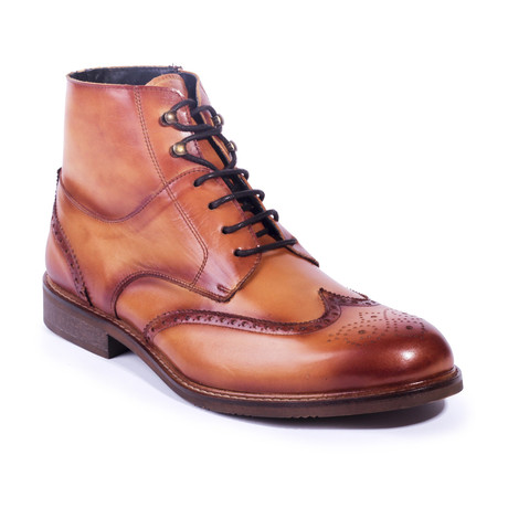 Crover Leather Boot // Cognac (Euro: 39)