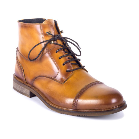 Croter Leather Boot // Cognac (Euro: 39)