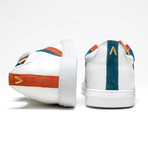 K&L Unisex Sneaker // Turquoise + Salmon (EU Size 35)