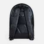 F30 Leather Backpack // Black