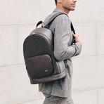 F30 Leather Backpack // Brown