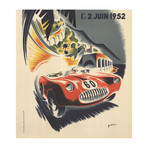 B. Minne // Monaco Grand Prix 1952 // 1995 Lithograph