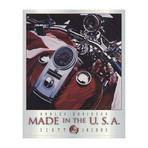 Scott Jacobs // Harley Davidson // 1995 Offset Lithograph