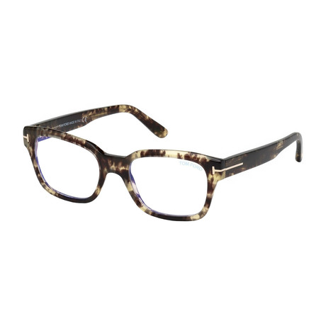 Men's FT5535 Blue Light Blocking Glasses // Light Tortoise