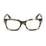 Men's FT5535 Blue Light Blocking Glasses // Light Tortoise