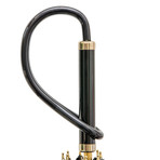 Animal Print Umbrella // Blue + Black